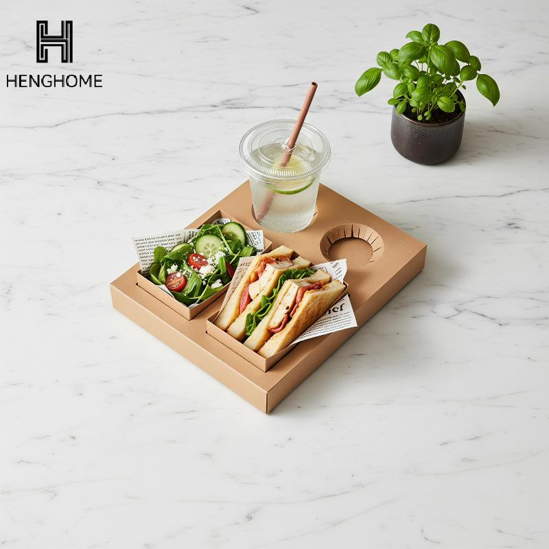 Food And Snacks For Picnic - 10 Pcs Kraft Paper Picnic Spring