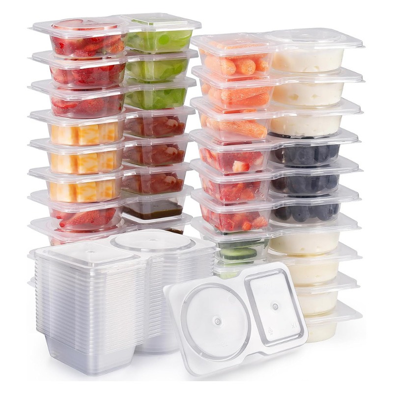 5/10/20/40PCS Double Compartme - Food And Snacks For Picnic review and price