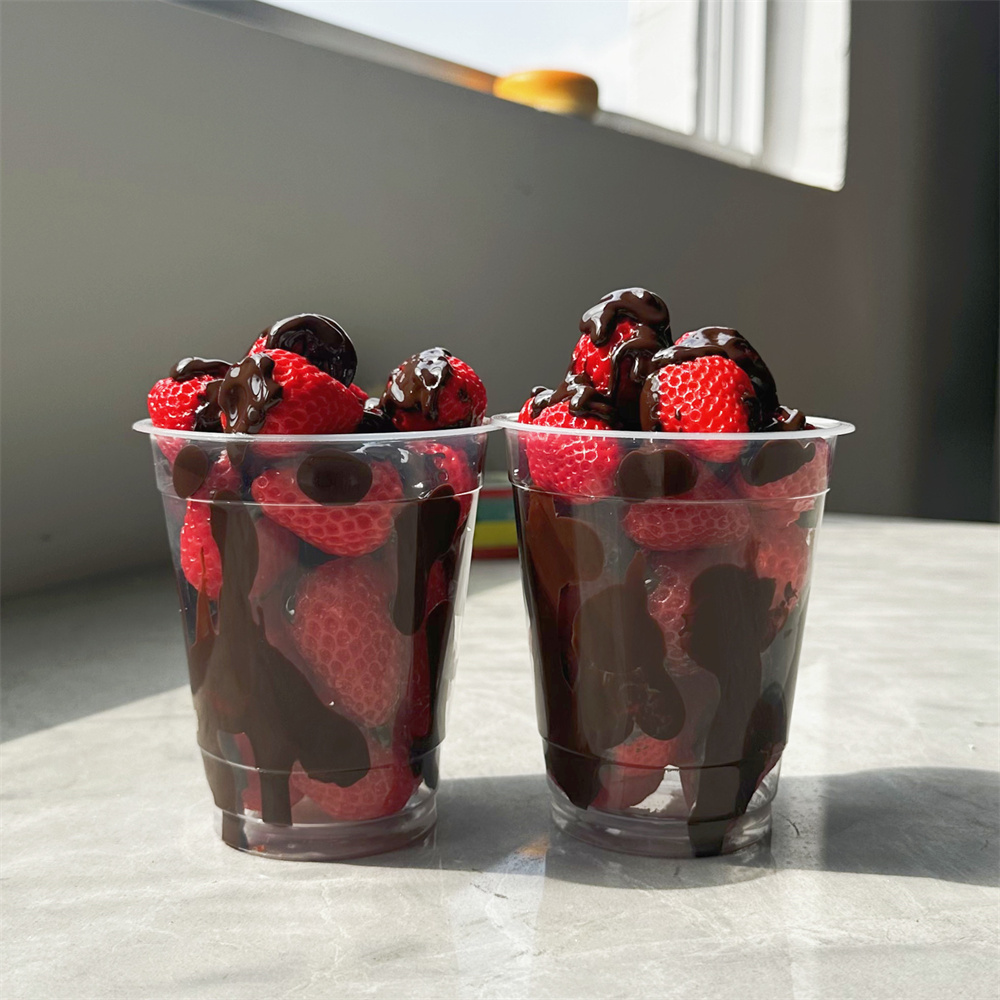 Summer Milk Tea Fruit Cup Chri - Food Snacks To Eat review and price