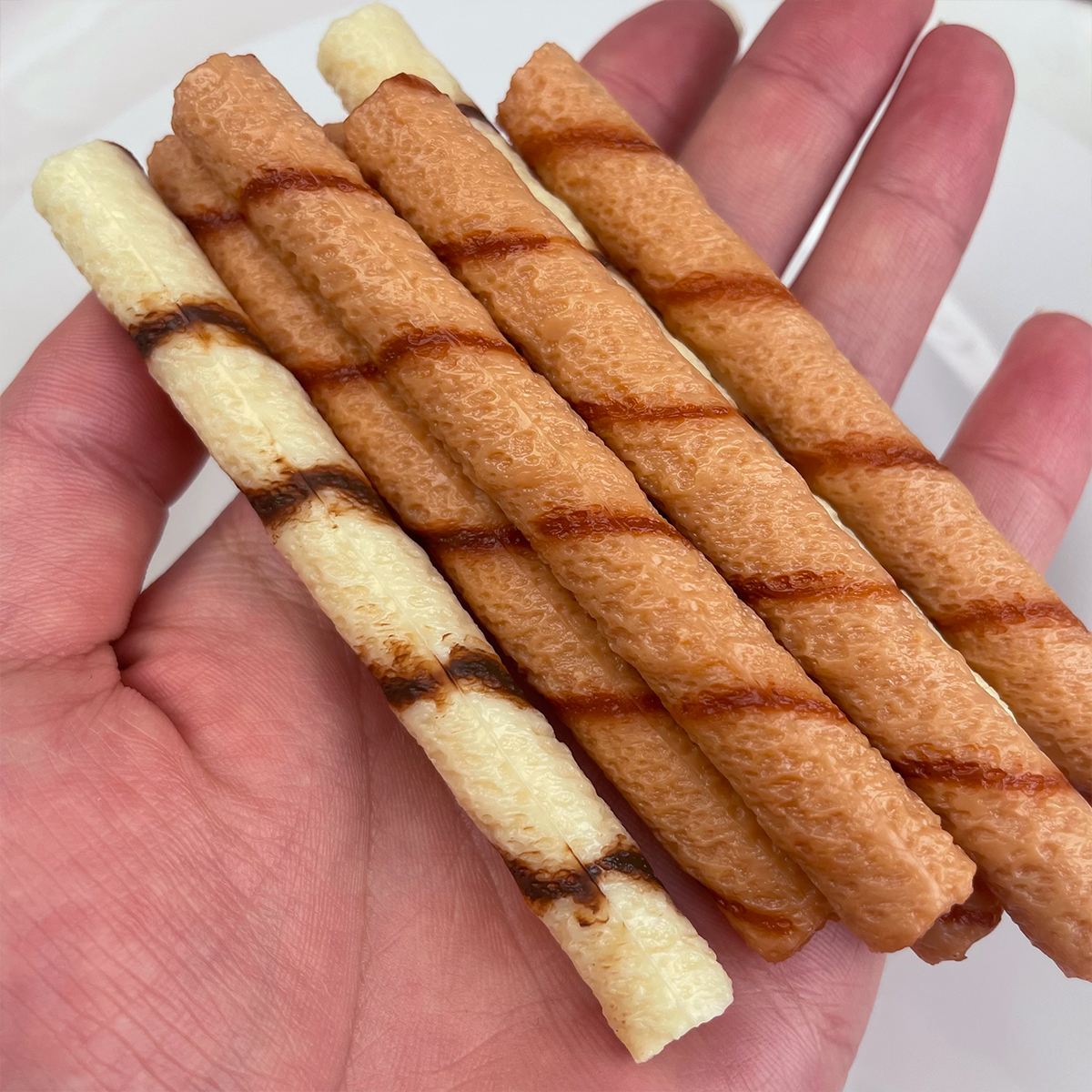 3Pcs Handmade Fake Wafer Rolls - Food Snacks To Eat review and price