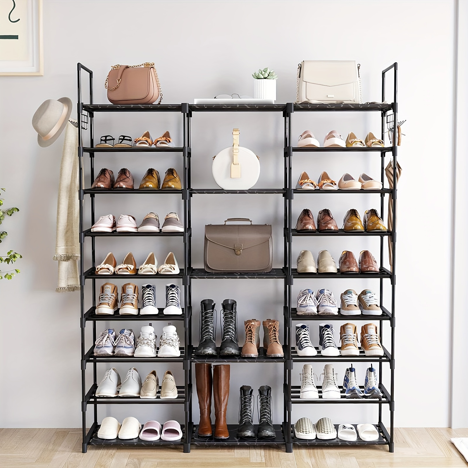 1pc 9 Tier Shoe Rack Organizer - Food X review and price