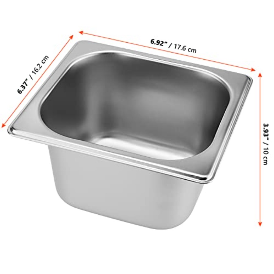 8 Pack 1/6 Size x 4 Inch Deep  - Food X review and price