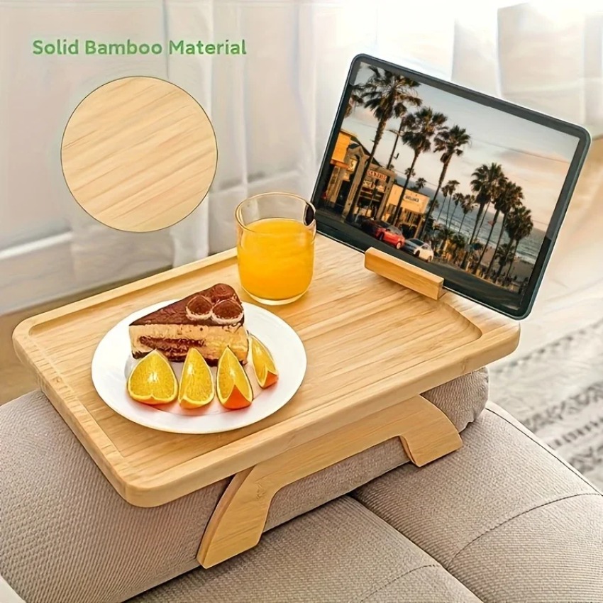 Wooden Foldable Tray Lazy Sofa - Food Snacks To Eat review and price