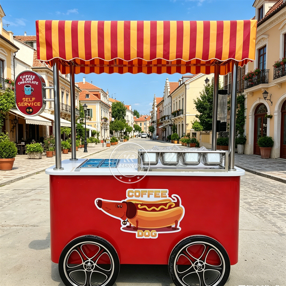 Mobile Food Cart Outdoor Urban - Food Snacks Logos review and price