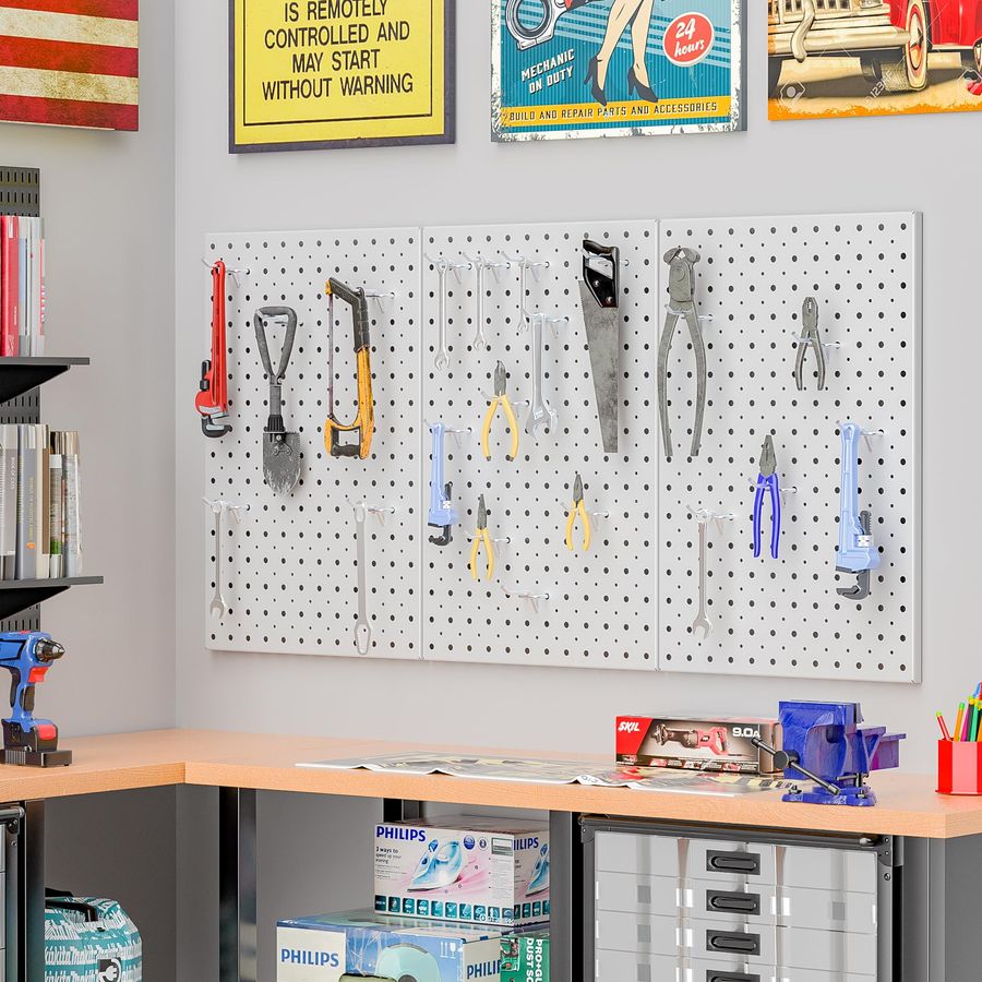 Metal Pegboard Panels, 16 x 12 - Food X review and price