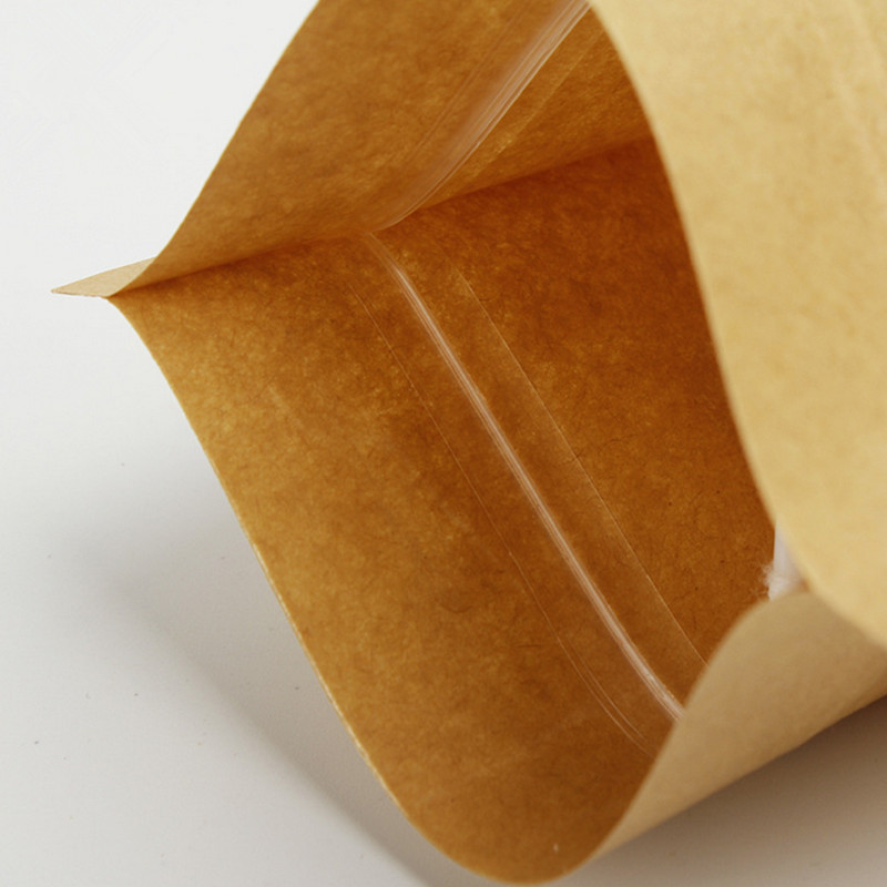 100PCS Kraft Paper Oval Window - Food Snacks Logos review and price