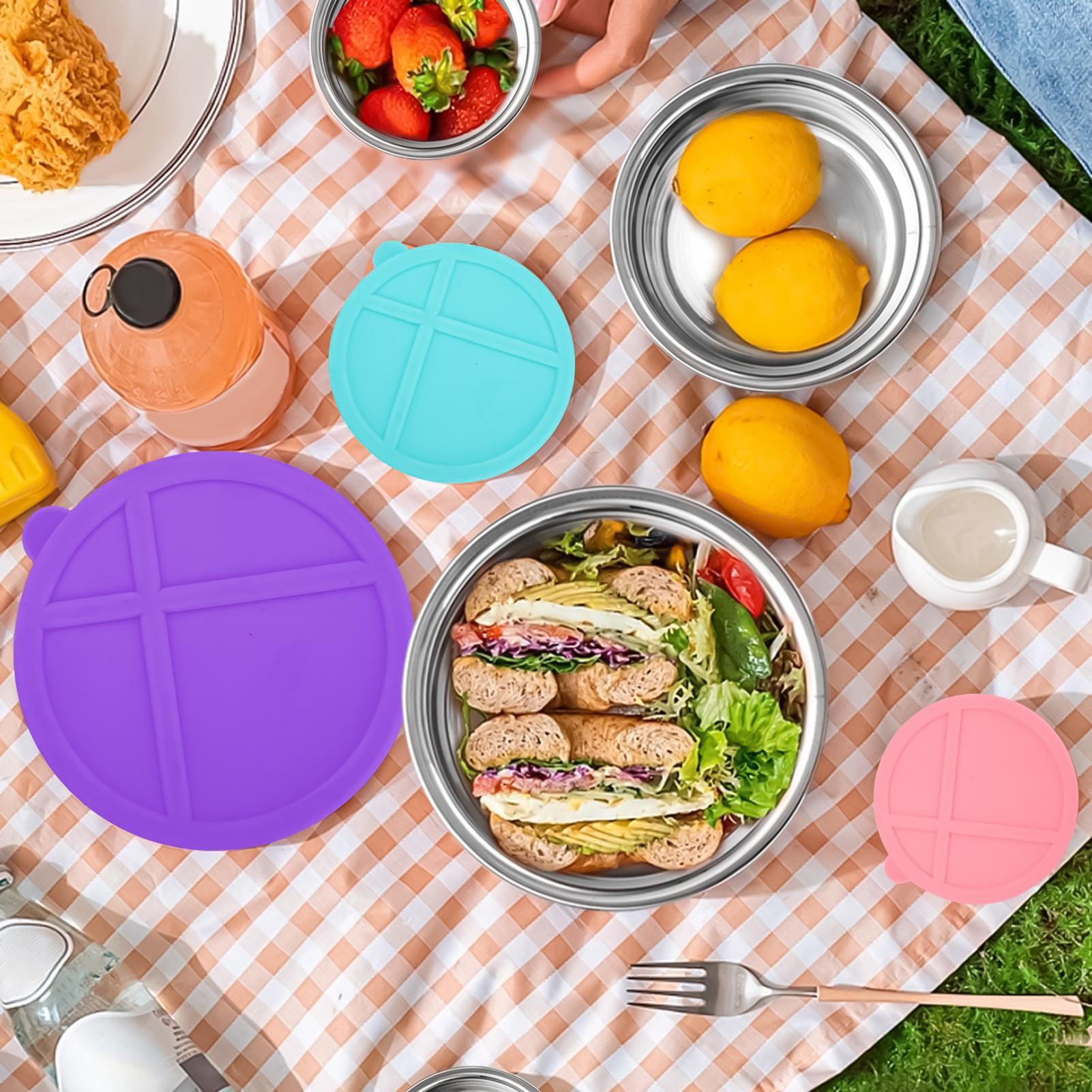Metal Food Container 5 Pieces  - Food And Snacks For Picnic review and price