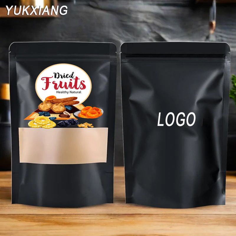 Wholesale Black Kraft Paper St - Food Snacks Logos review and price