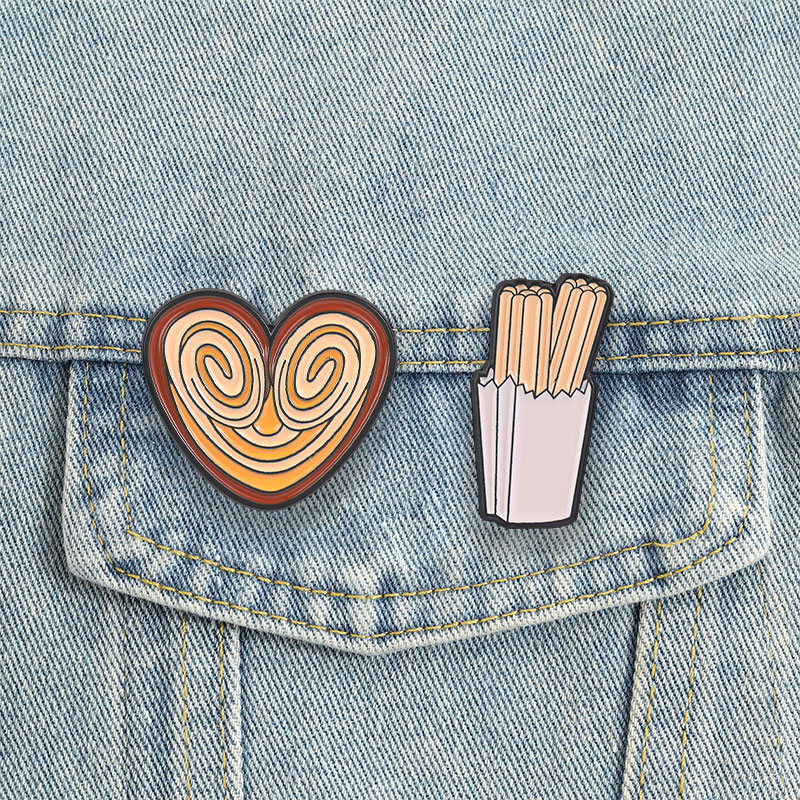 Mexican Churro Palmier Enamel  - Food Snacks In Spanish review and price