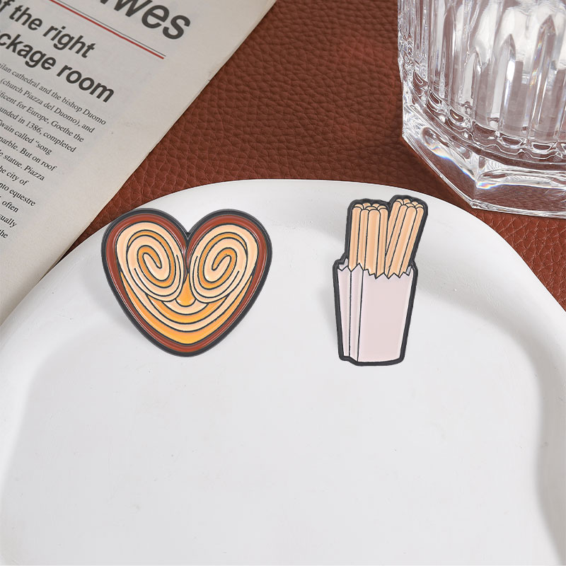 Mexican Churro Palmier Enamel  - Food Snacks In Spanish review and price