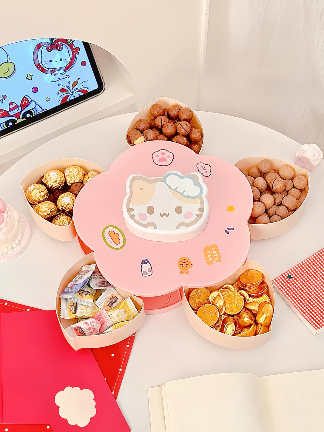 Rotatable Cute Cartoon Divided - Food Snacks To Eat review and price