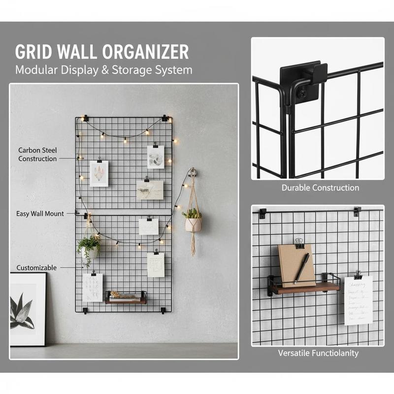 3 Packs Grid Wall Panels, 2 x  - Food X review and price
