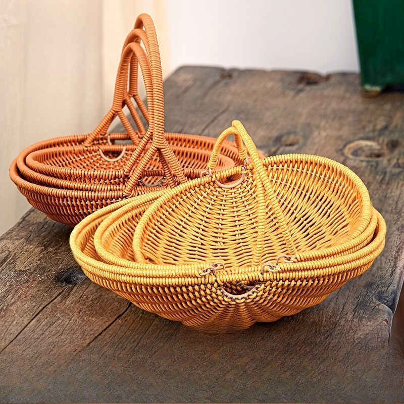 Plastic Imitation Rattan Woven - Food And Snacks For Picnic review and price